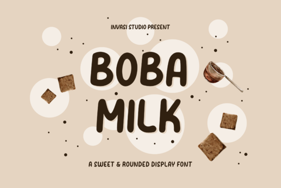 Boba Milk Font: Your Secret Weapon for Crafting Beautiful Products