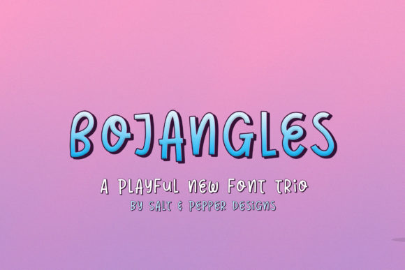 Bojangles: A Playful Display Font for Handmade Products