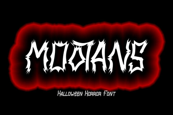 Discover Mootans: A Spooky and Dark Display Font