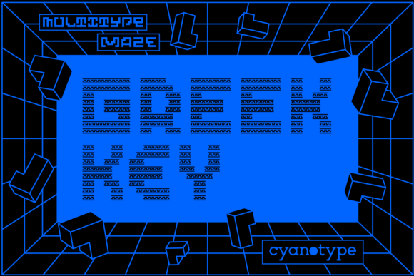 Discover MultiType Maze Greek Key: A Unique Display Font