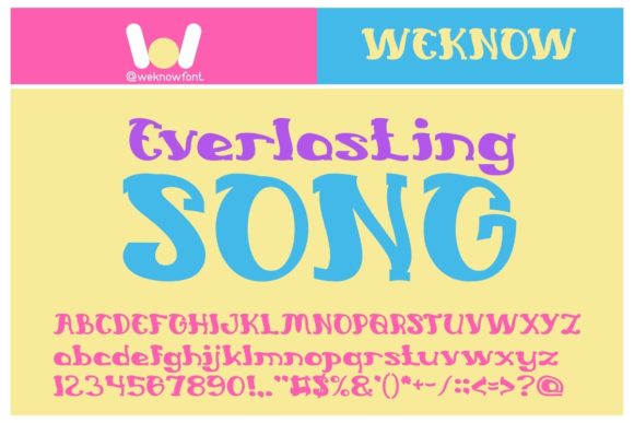 Discover the Magic of Everlasting Song Font