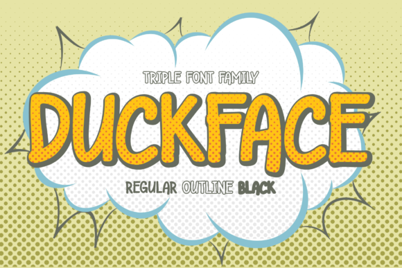 Duckface: A Playful Display Font for Creative Web Design