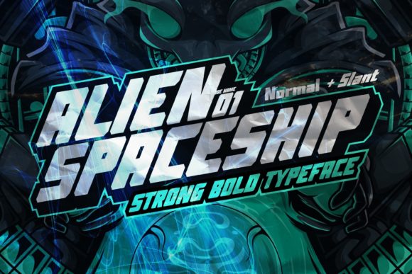 Enhance Your Brand with Alien Spaceship Font