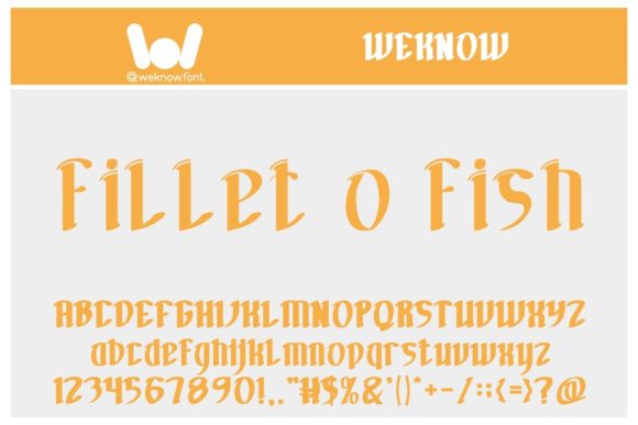 Enhance Your Brand with Fillet O Fish Font