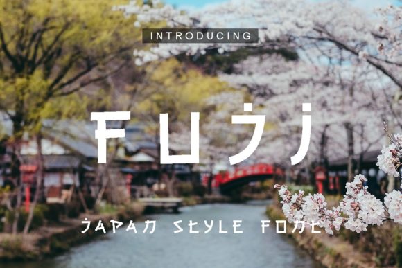 Fuji Font: A Unique Japanese Inspired Display Typeface
