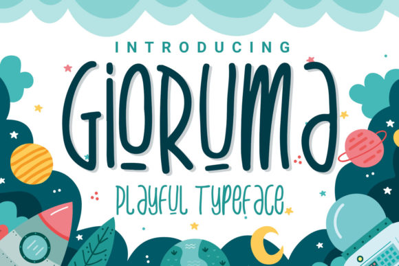 Gioruma: A Playful and Cute Display Font for Editorial Design