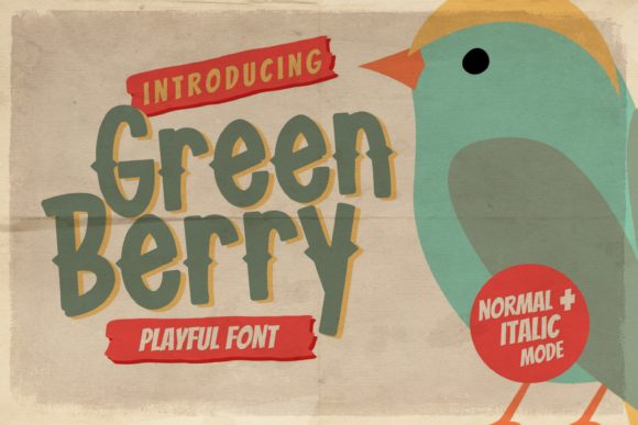 Green Berry: The Perfect Font for Creative Makers