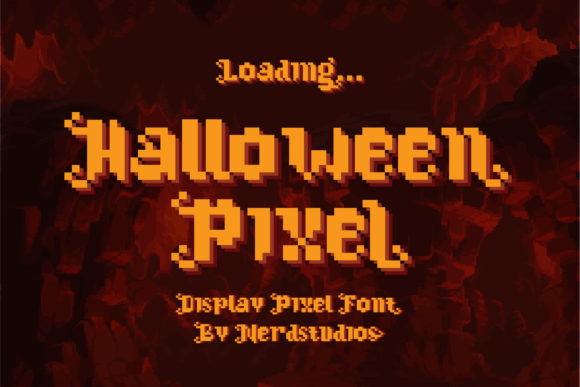 Halloween Pixel: A Spooky and Modern Display Font