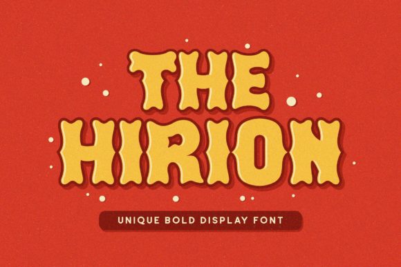 Hirion Font: A Bold Tool for Spectacular Branding