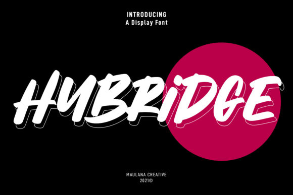 Introducing Hybridge: The Ultimate Urban Font for Crafters & Shop Owners