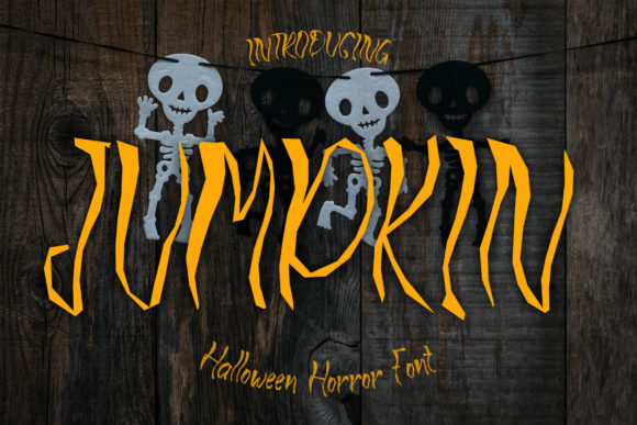 Jumpkin: The Perfect Creepy and Dark Display Font for Crafters