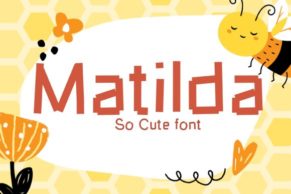 Matilda: A Unique Display Font for Creative Branding