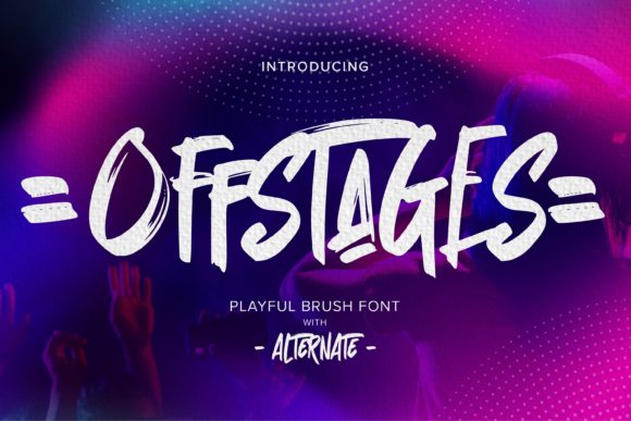 Offstages: Elevate Your Brand with a Futuristic Graffiti Font