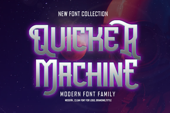 Quicker Machine: The Display Font for High-Impact Campaigns