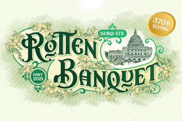 Rotten Banquet: A Bold Display Font for Impactful Marketing
