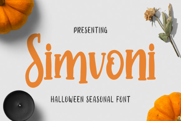 Simvoni: A Modern Display Font for Digital Creators