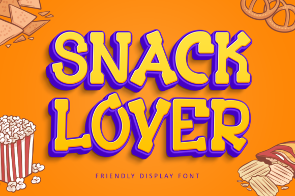 Snack Lover: A Charming Font for Crafters and Creative Products