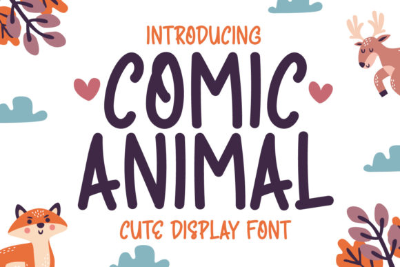 The Comic Animal Display Font for Campaign Creatives
