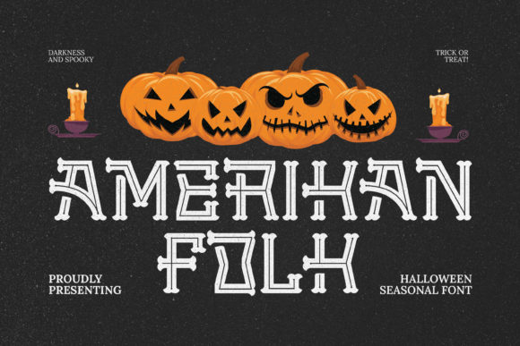 The Editorial Character of Amerikan Folk Font