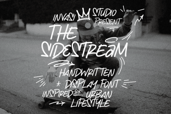 The Sidestream: A Graffiti-Styled Display Font for Editorial Design