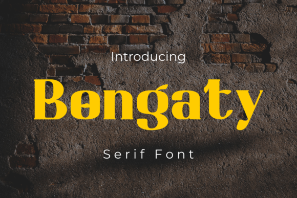 Transform Your Brand with Bongaty: A Trendy Display Font