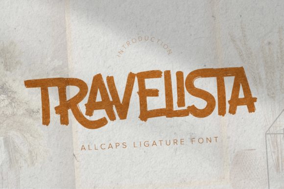 Travelista: A Cool and Vintage Styled Display Font