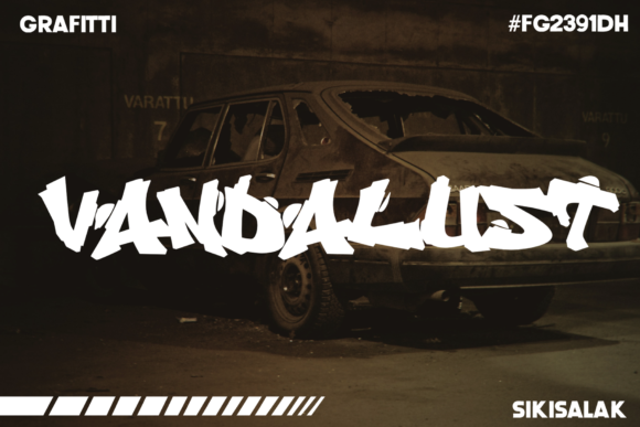 Vandalust: The Graffiti Font for Bold Campaign Design