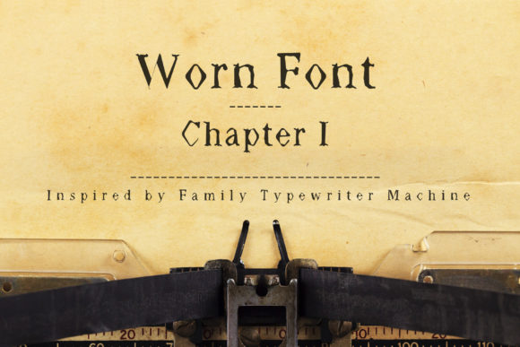 Worn: A Creepy and Gloomy Display Font for Dark Designs
